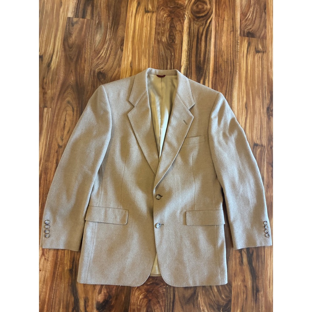 Hart Schaffner Marx Mens 100% Camel Hair Blazer Tan Sport Coat 42R